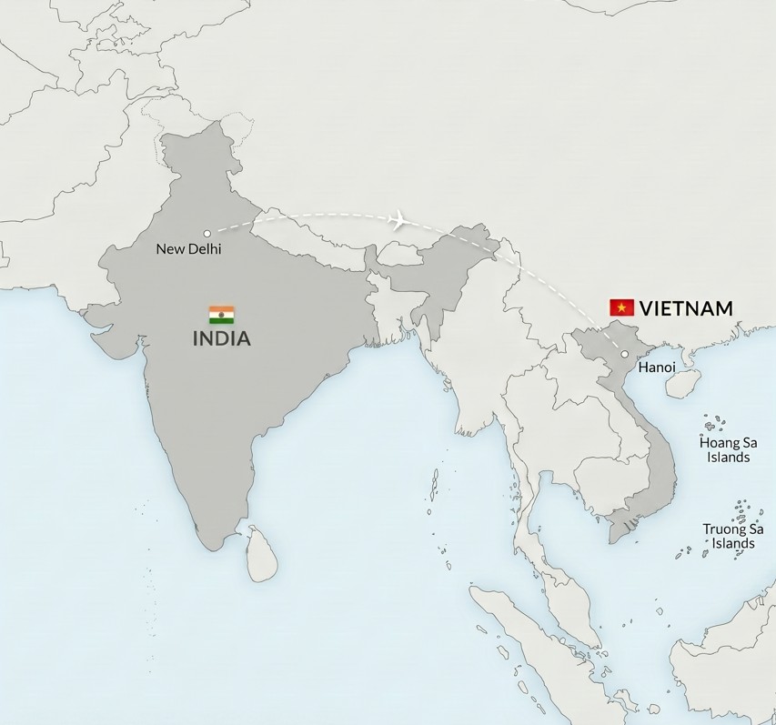 india to vietnam