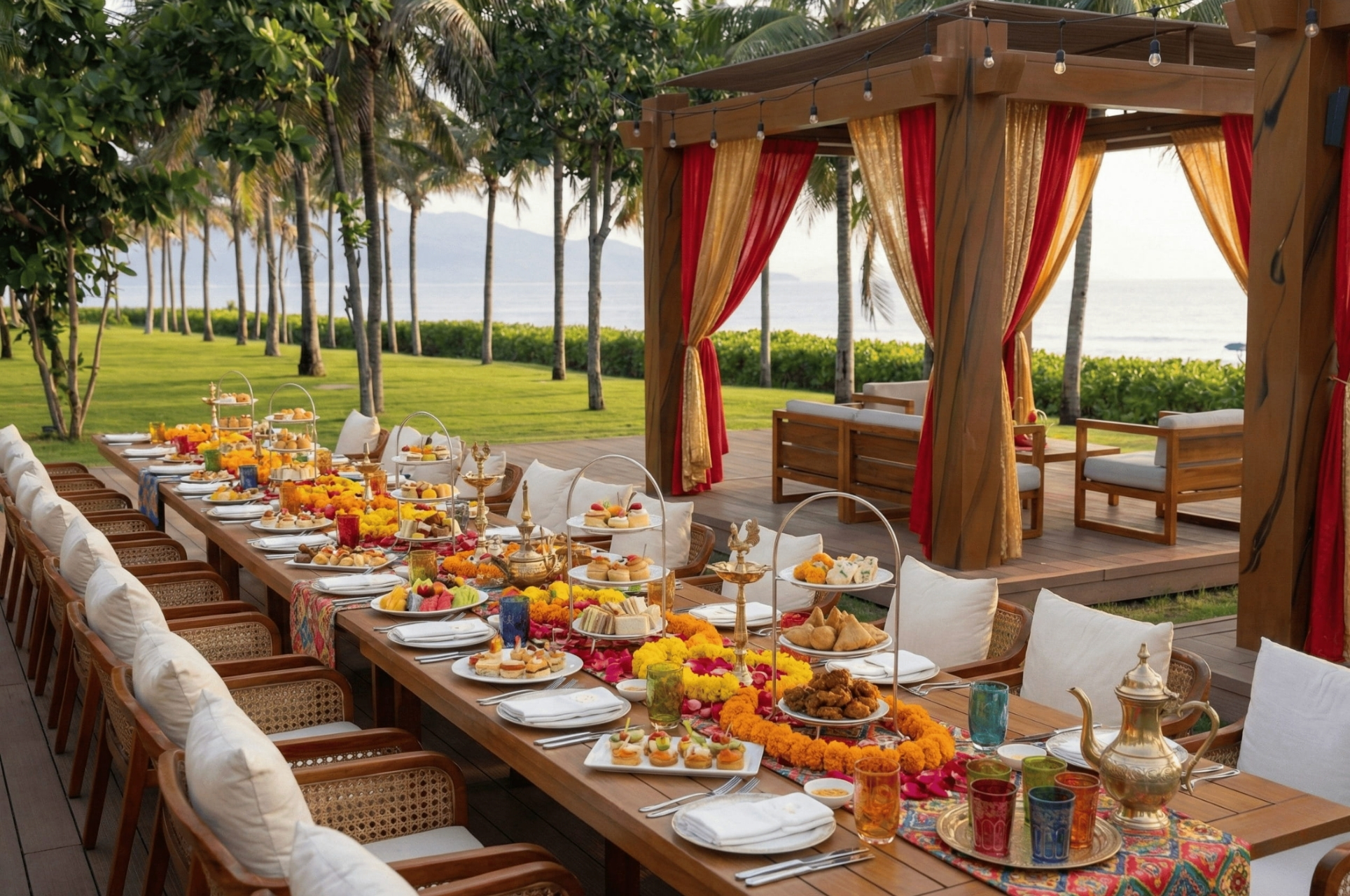 food indian wedding vietnam